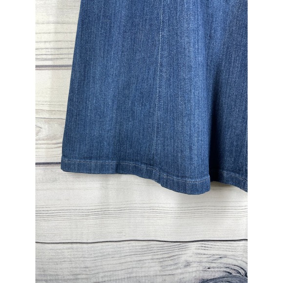 L. L. Bean A-Line Denim Skirt Retro Blue Size 8 Regular - Picture 5 of 7